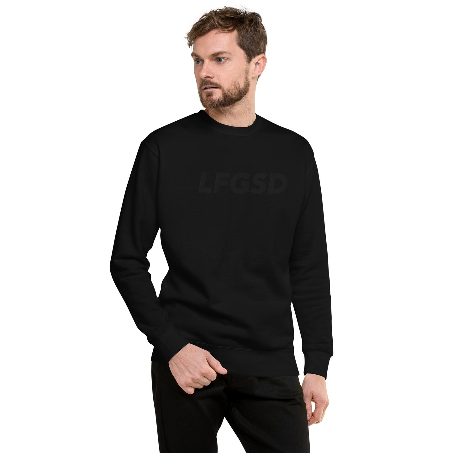 LFGSD Black on Black Sweatshirt