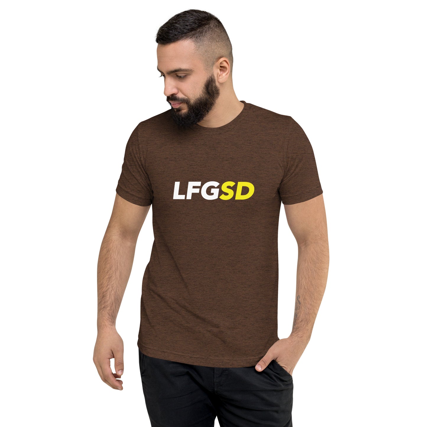 BROWN LFG LOGO Short sleeve t-shirt