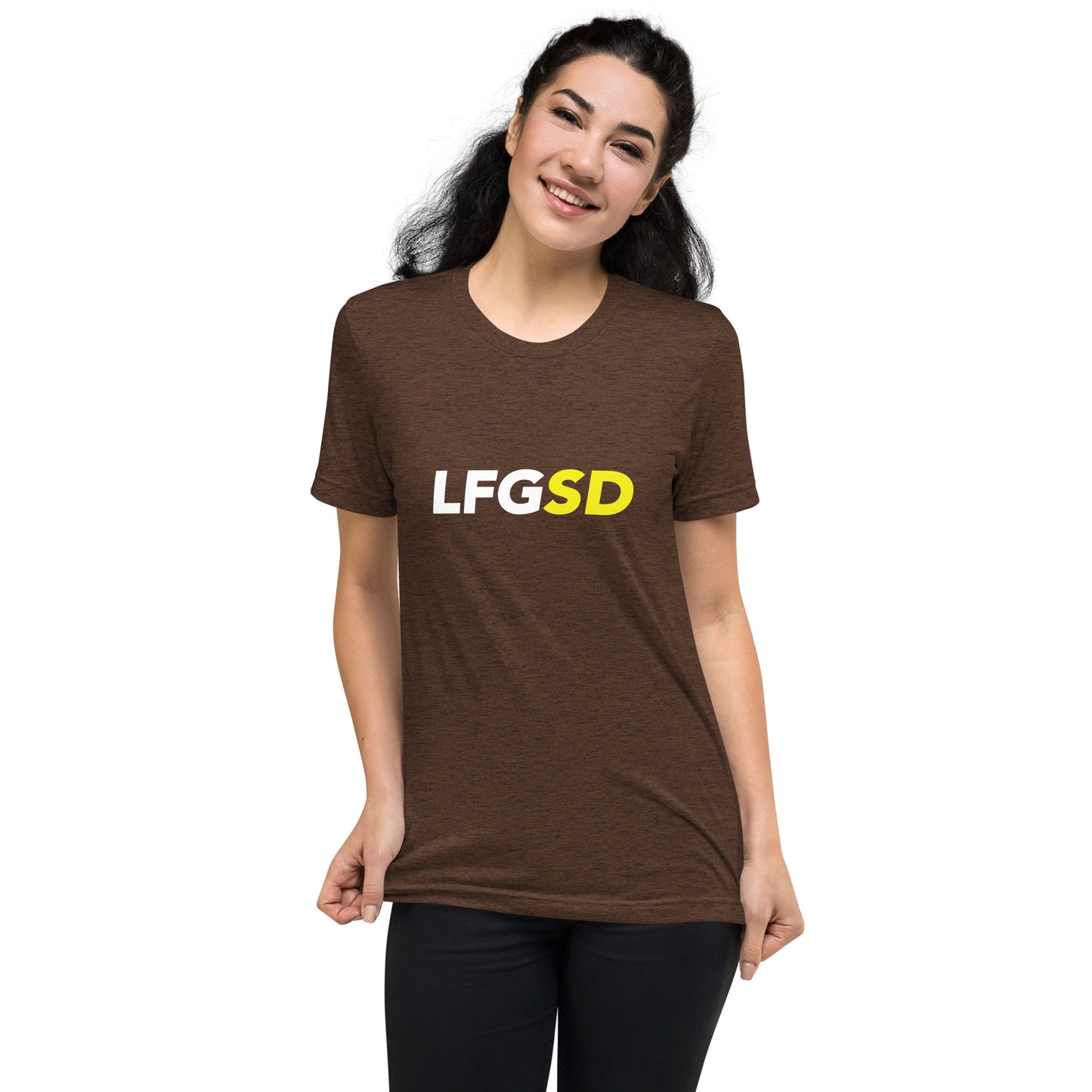BROWN LFG LOGO Short sleeve t-shirt